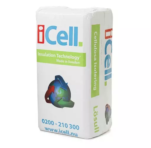 iCell - Klimatsmart Cellulosaisolering - Produkter
